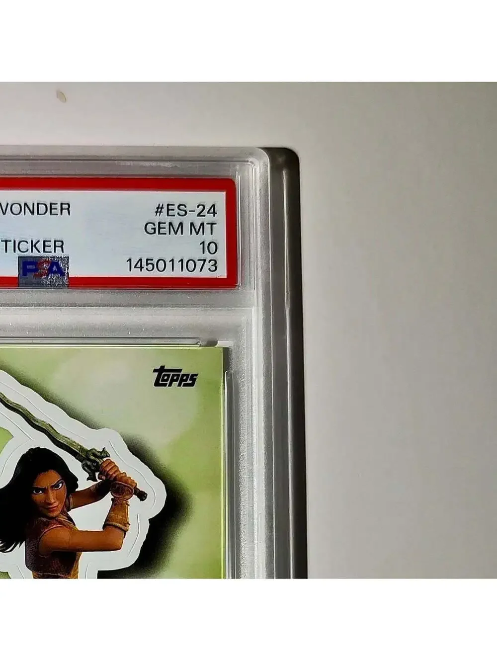 Raya 2025 Topps Disney #ES-24 Enchanted Sticker Card PSA 10